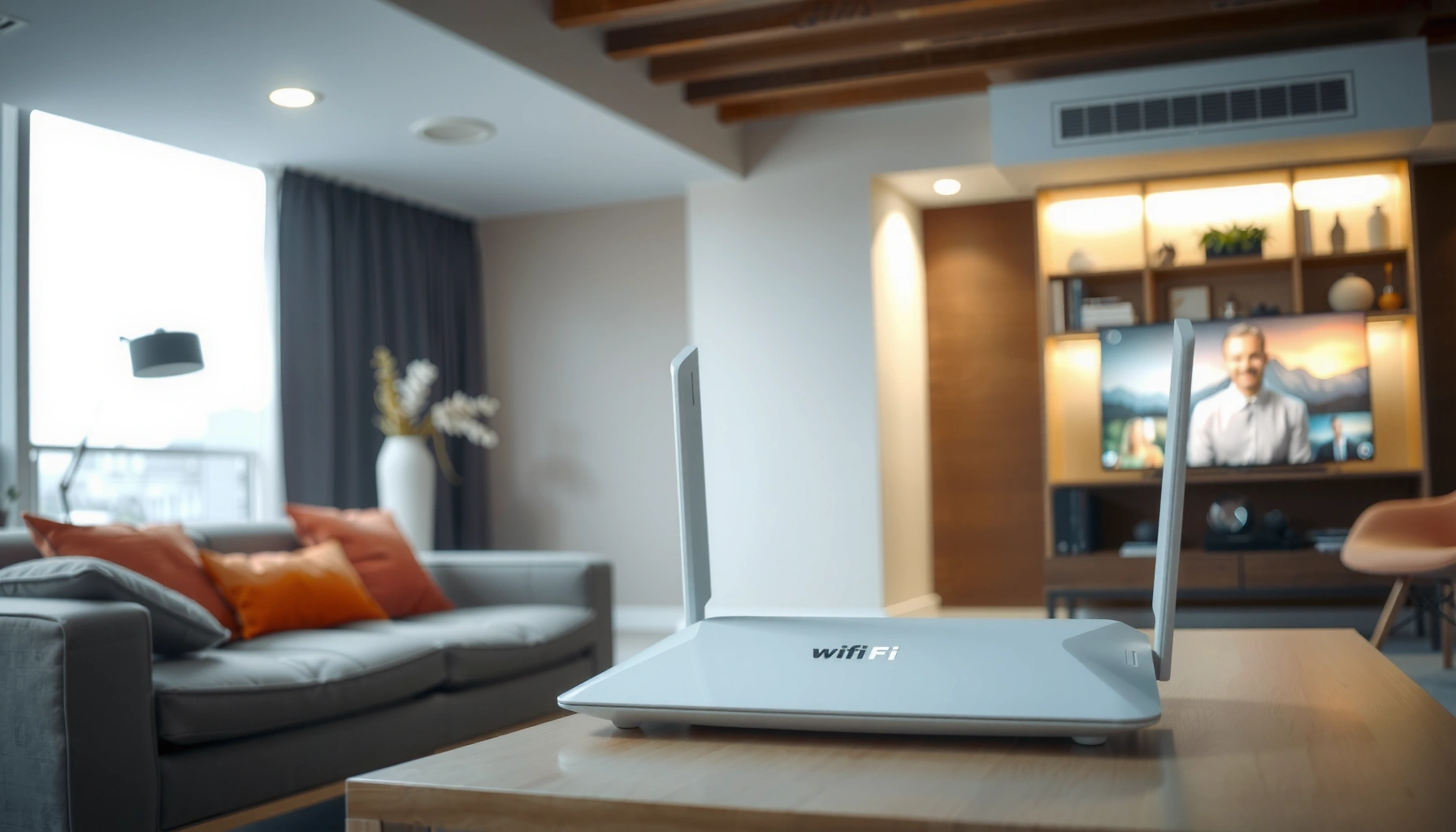 Illustration explaining what a mesh router is and how it improves Wi-Fi coverage.