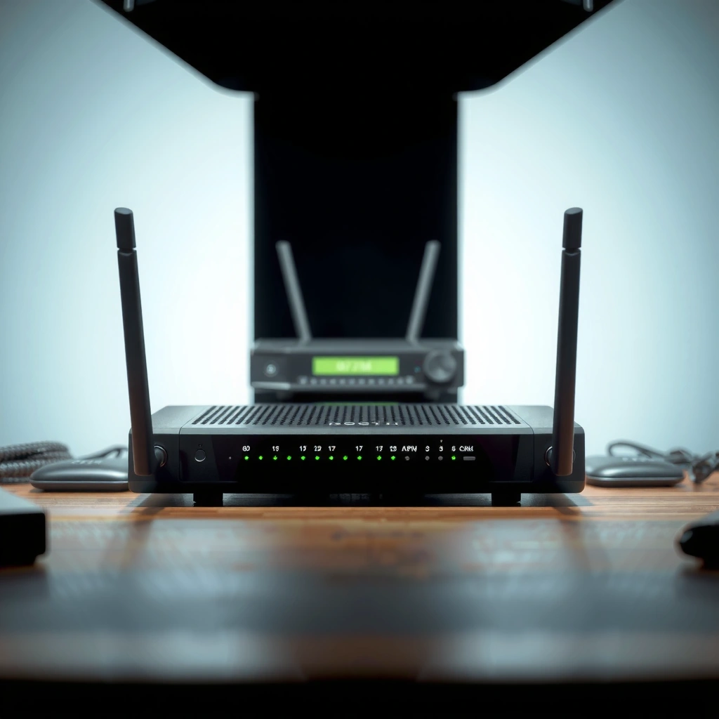 Diagram illustrating the functions of a modem in network connectivity.