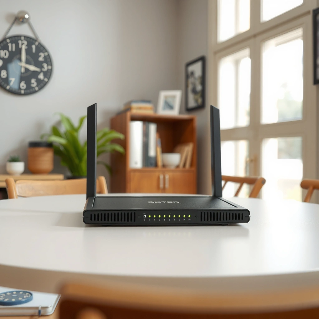 Diagram explaining what a modem does in a home network setup