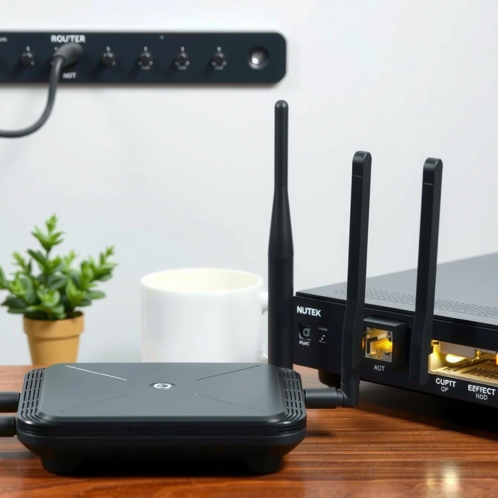 An illustration explaining what a modem is and its role in internet connectivity.