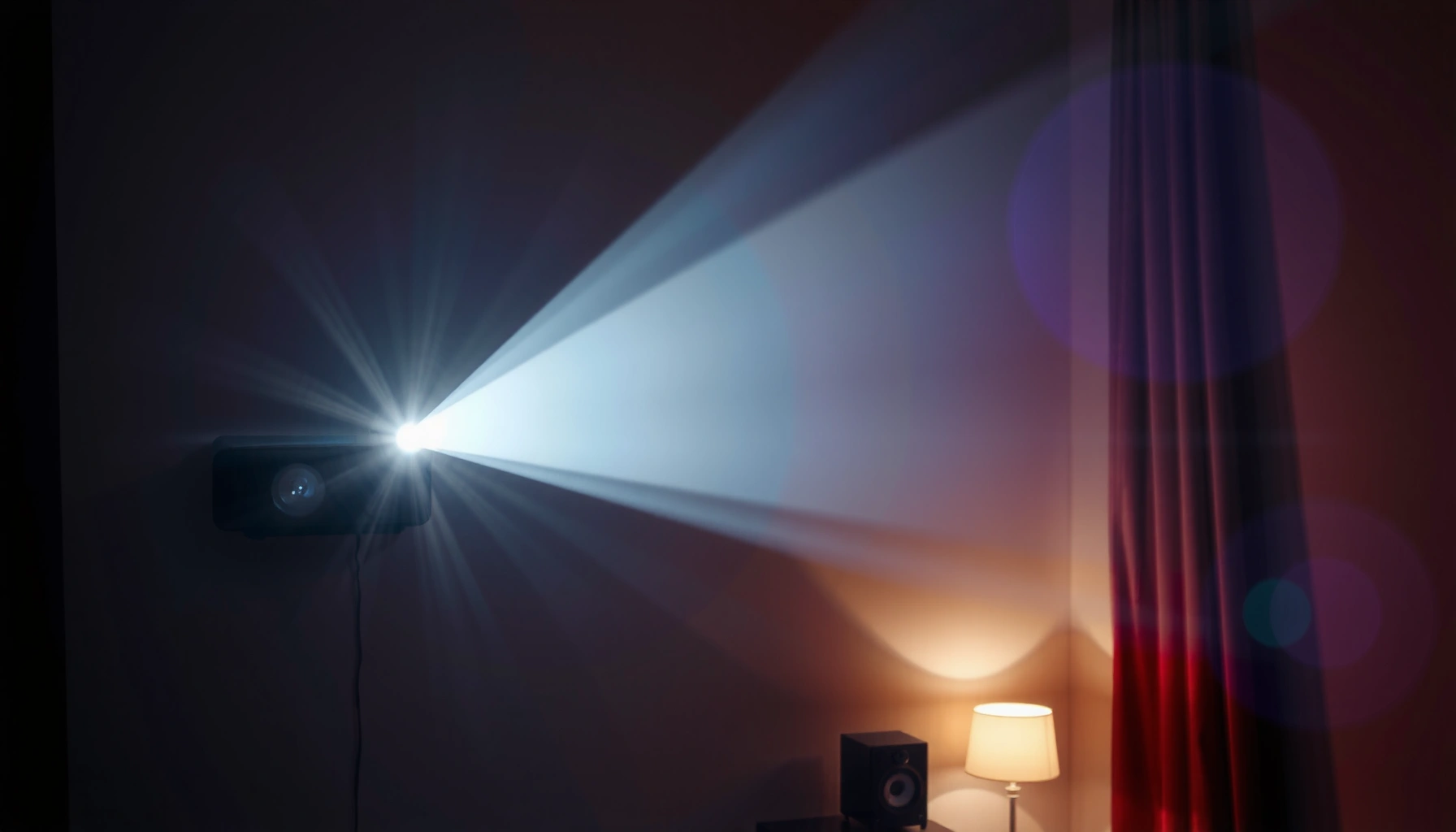 Diagram explaining how modern projectors work and their key technologies.