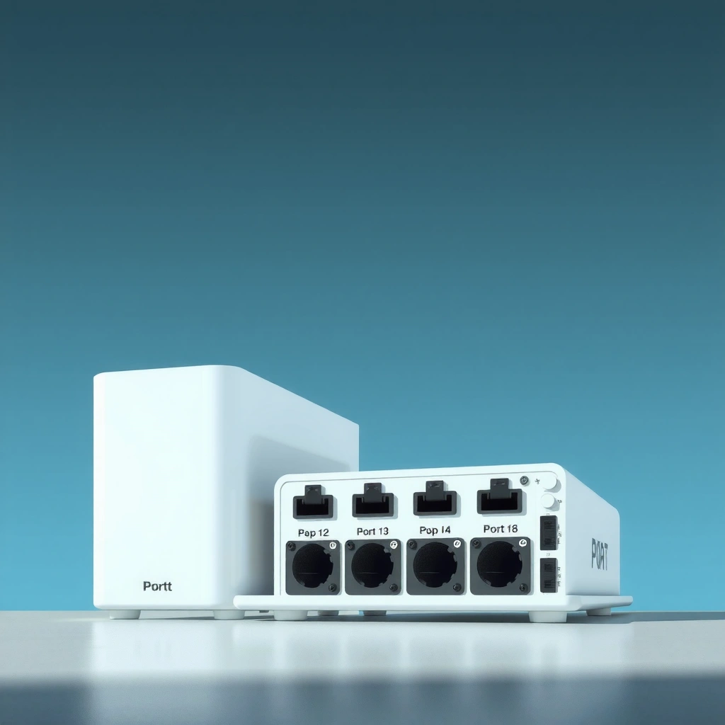 Illustration explaining what port forwarding means in networking for beginners
