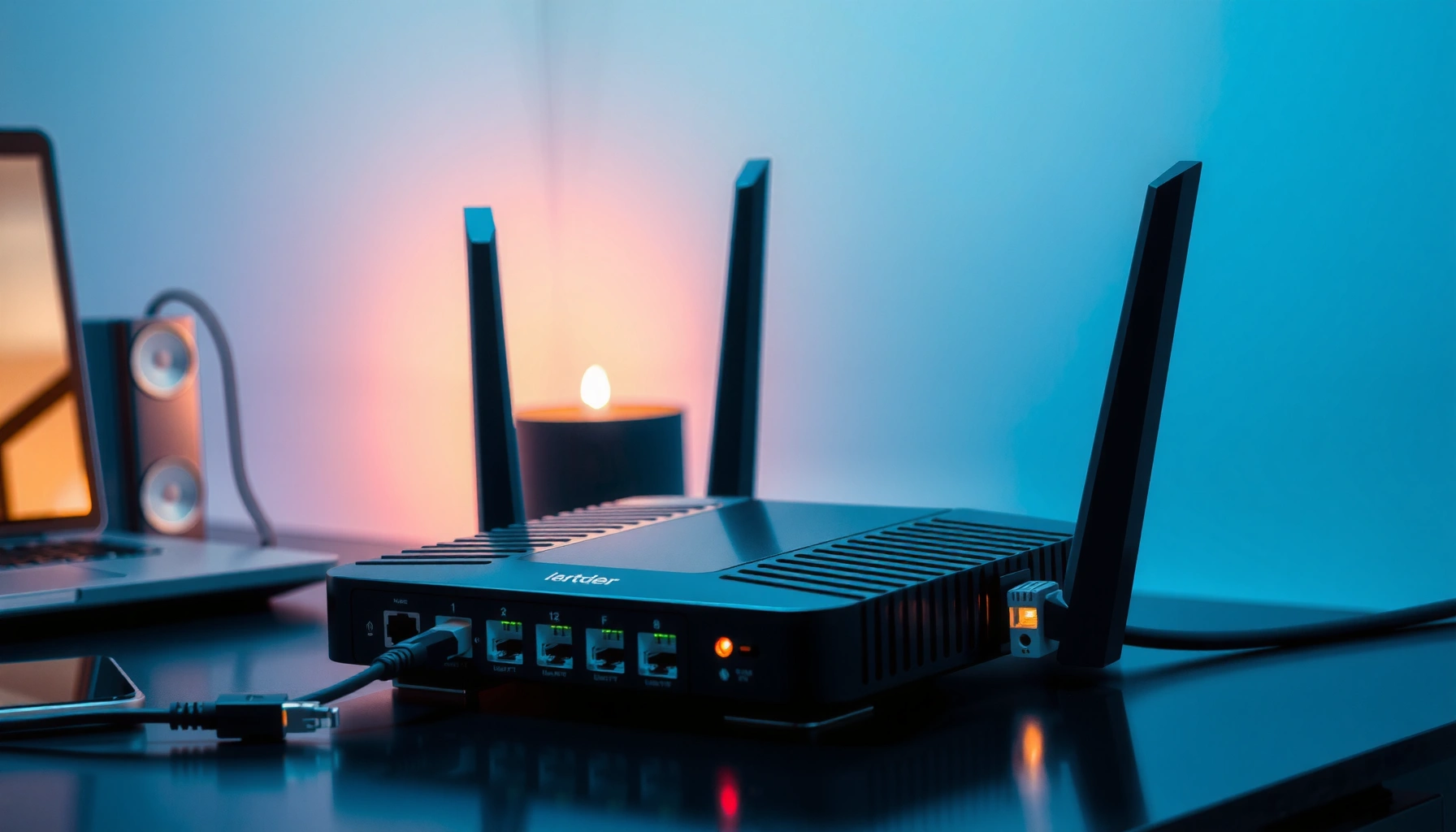 An illustration of a router computer explaining its definition, purpose, and functionality.