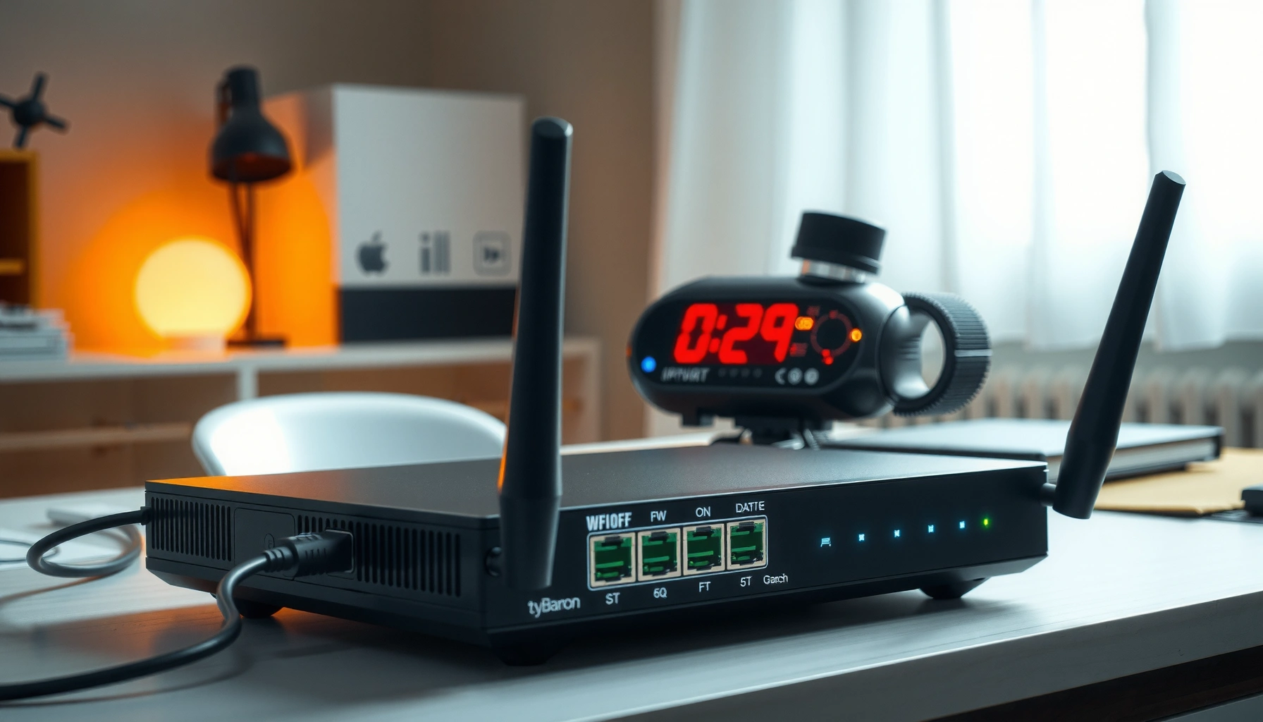 Illustration explaining how a router works with step-by-step details.