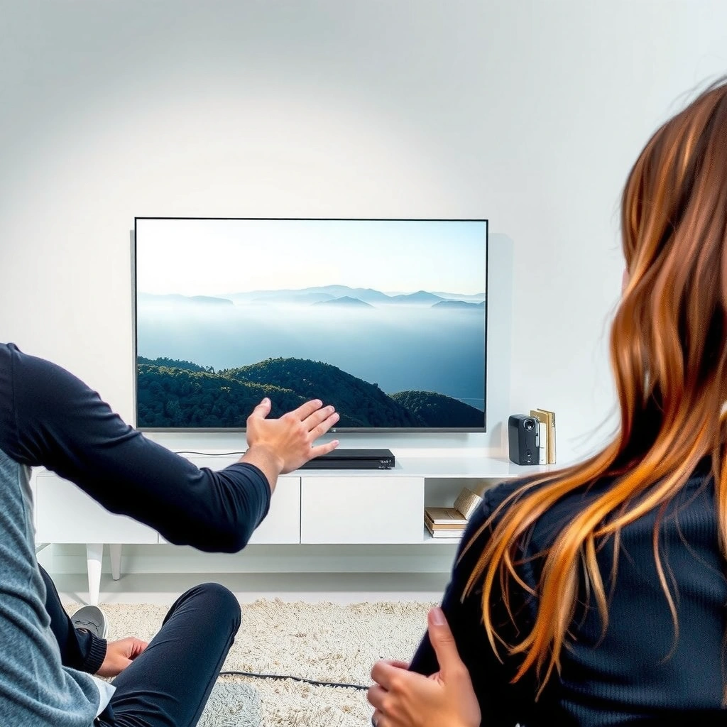 Illustration explaining what 'smart' means on Tizen TVs, highlighting features and functionalities.