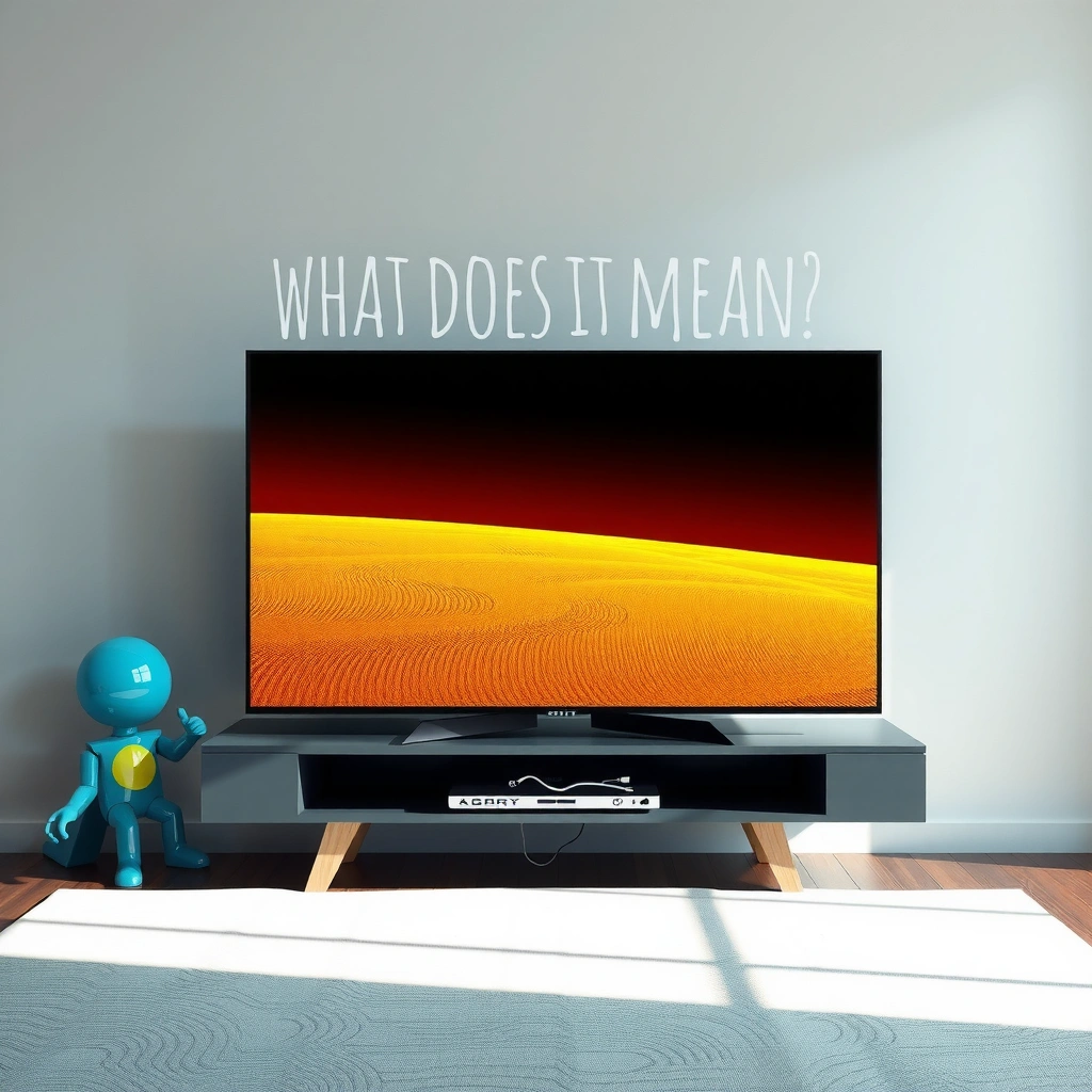 Illustration explaining what 'smart' means on a Smart TV, highlighting key features and functions.