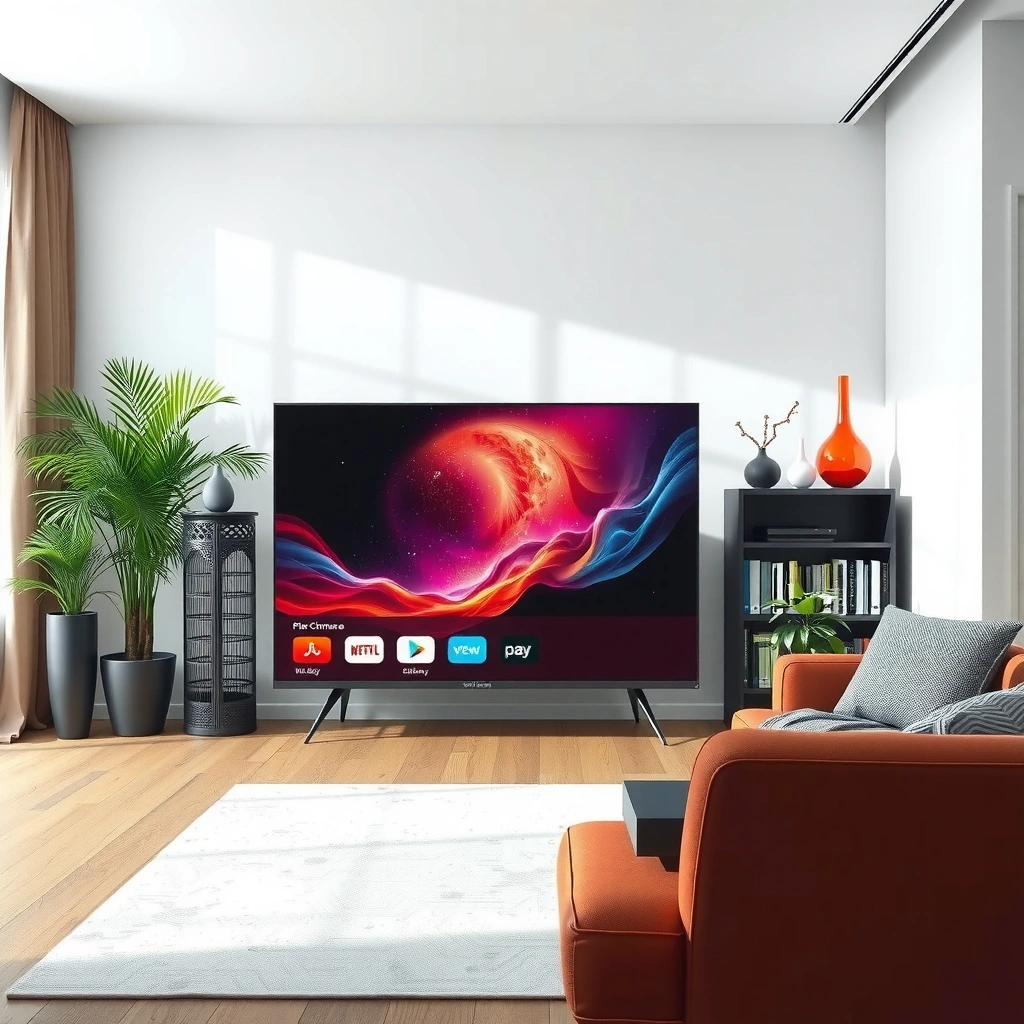 Illustration explaining what a Smart TV means in simple terms