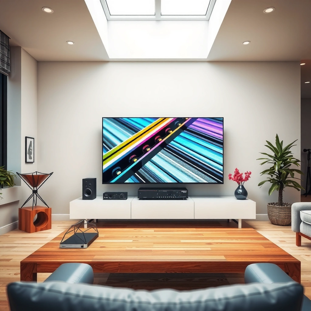 An illustration explaining what a Smart TV is and its features.