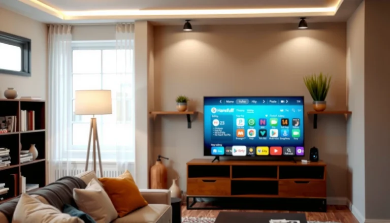 Illustration explaining what a smart TV means in simple terms.