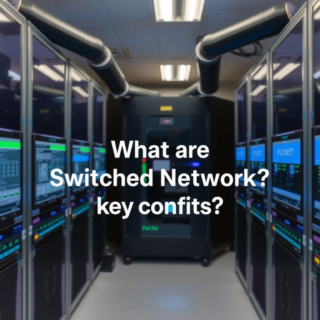 Illustration explaining what 'switched' means in networking and its key concepts.