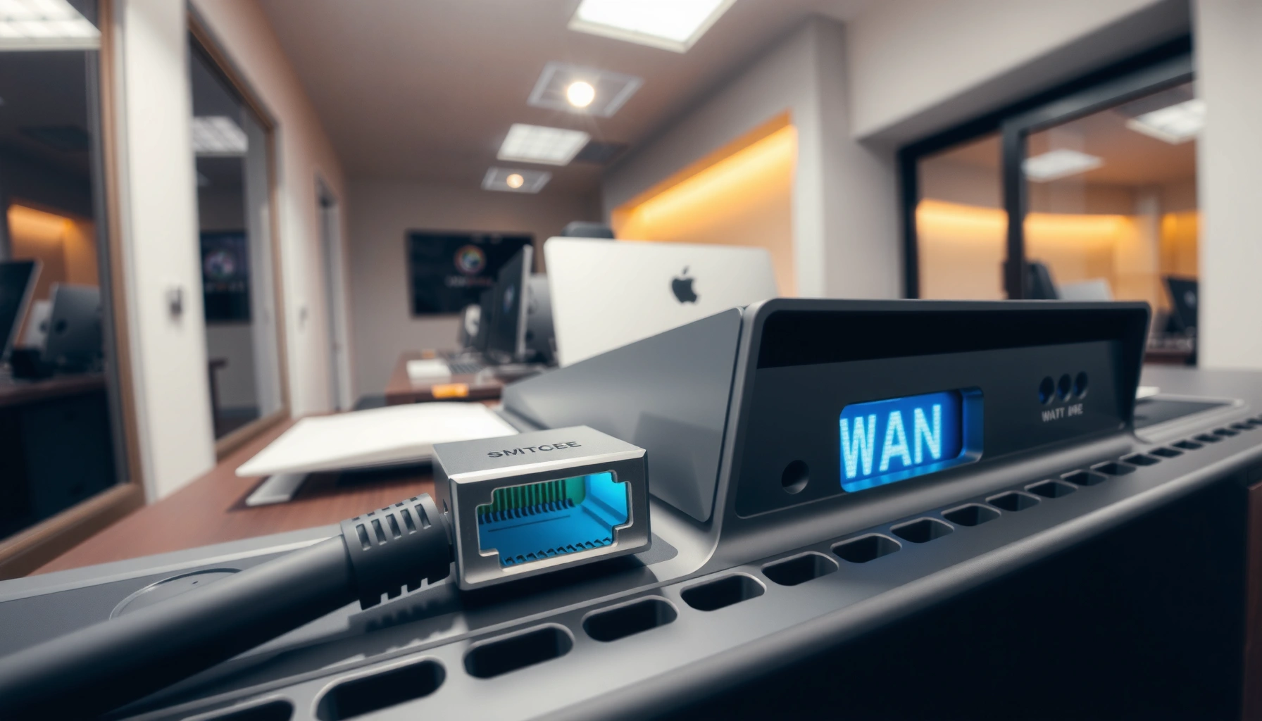 Diagram explaining WAN port meaning, use, and functionality in networking.