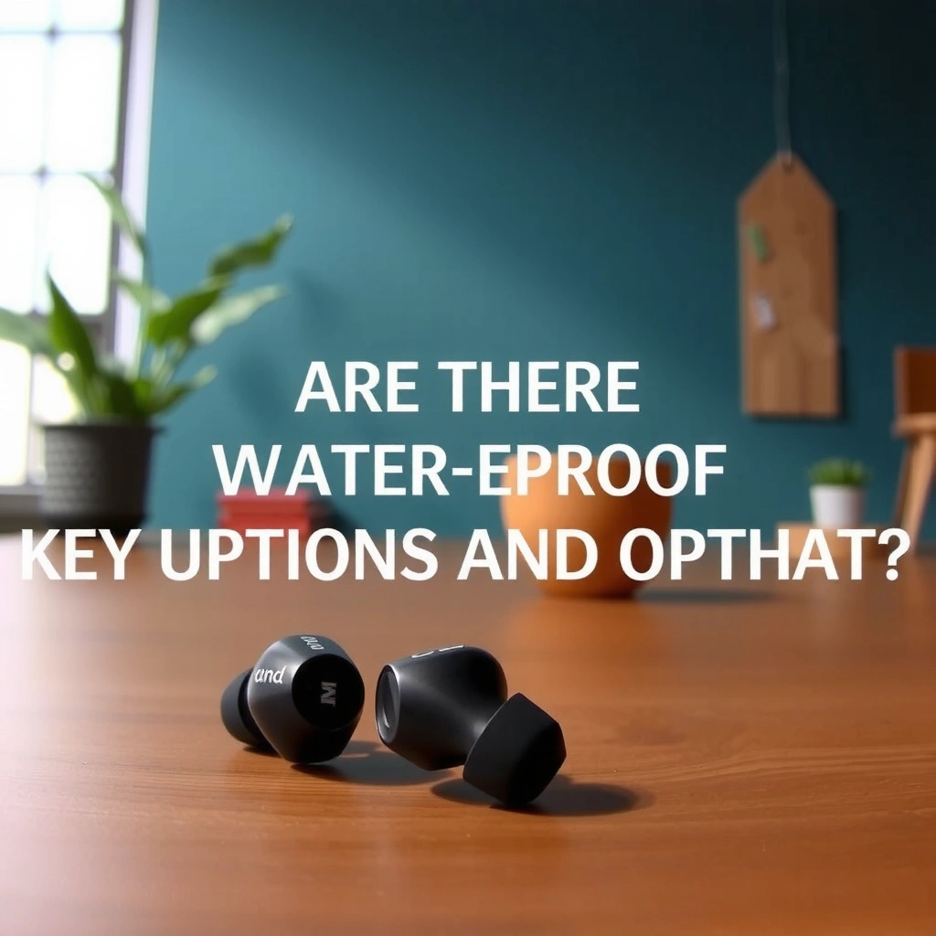 Comparison of waterproof ratings for earbuds, focusing on IPX vs. sweatproof options.