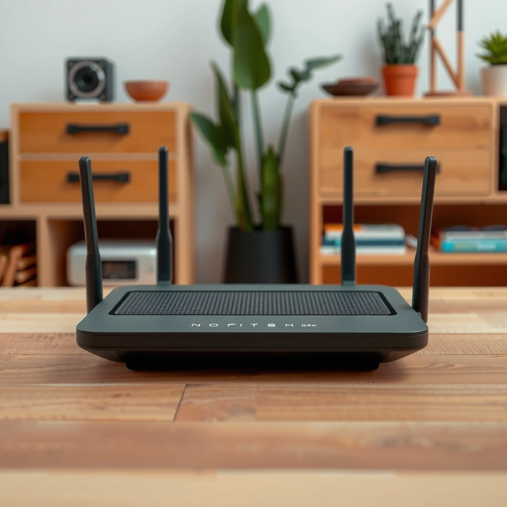 Illustration of a router showing its components and functionality in networking.