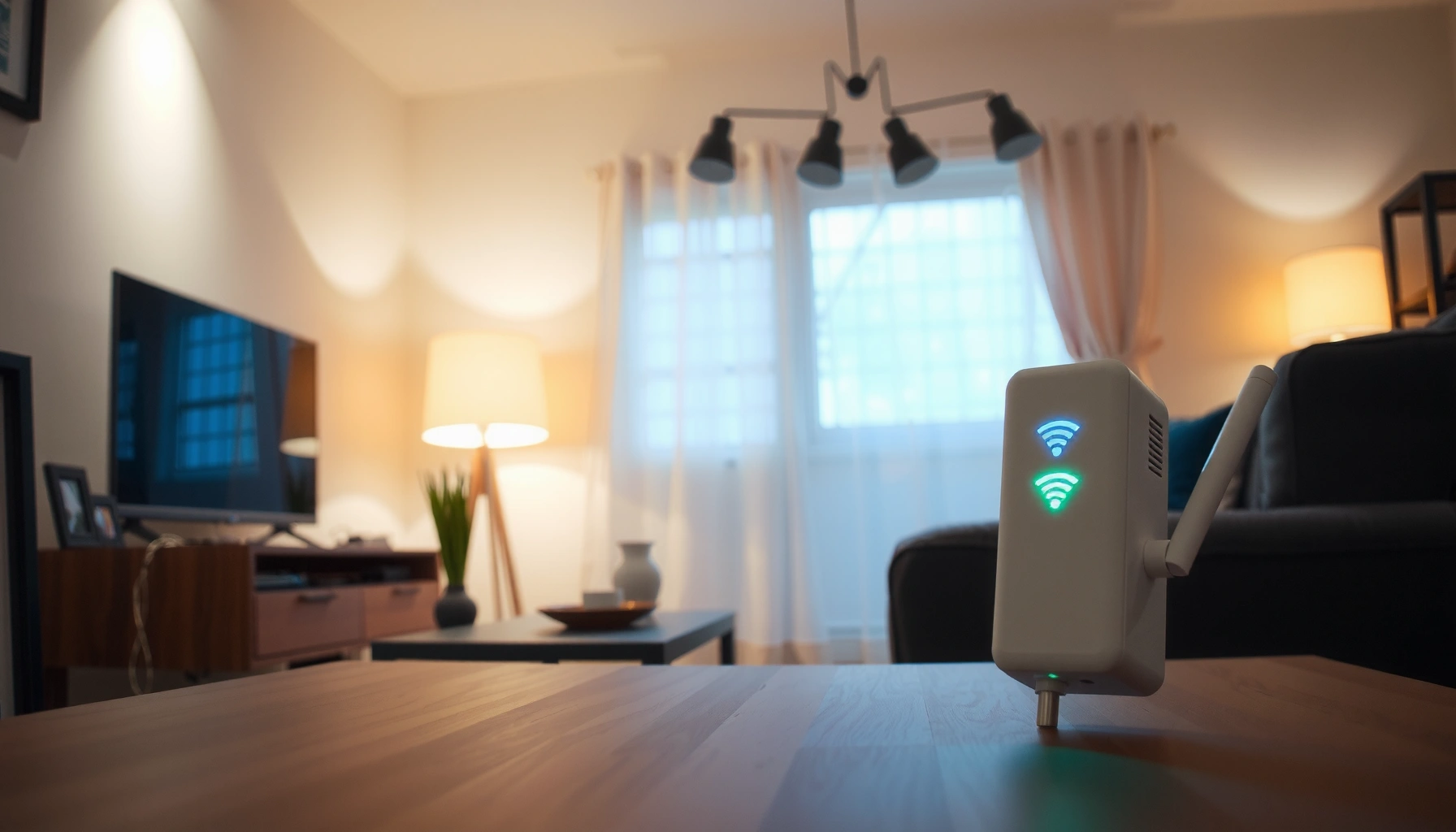 Diagram explaining what a Wi-Fi range extender is and how it works.