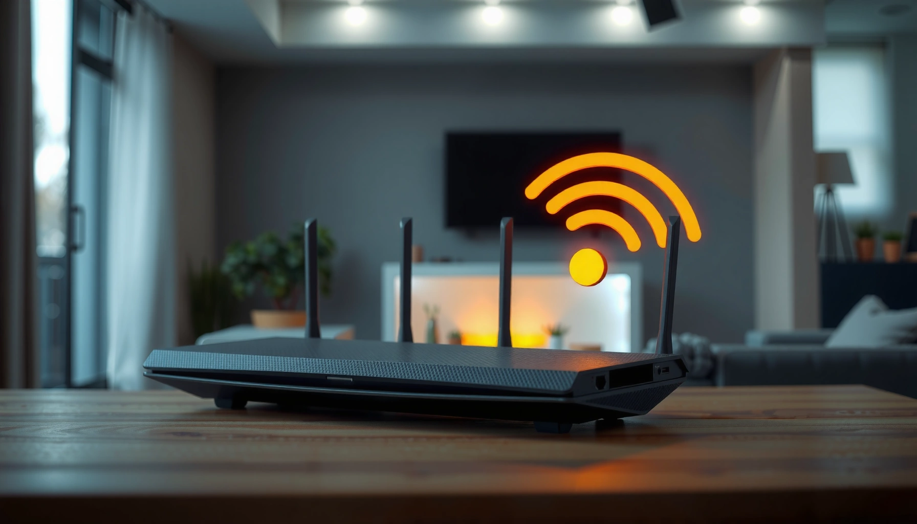 Illustration explaining what a WiFi mesh system is and how it works.