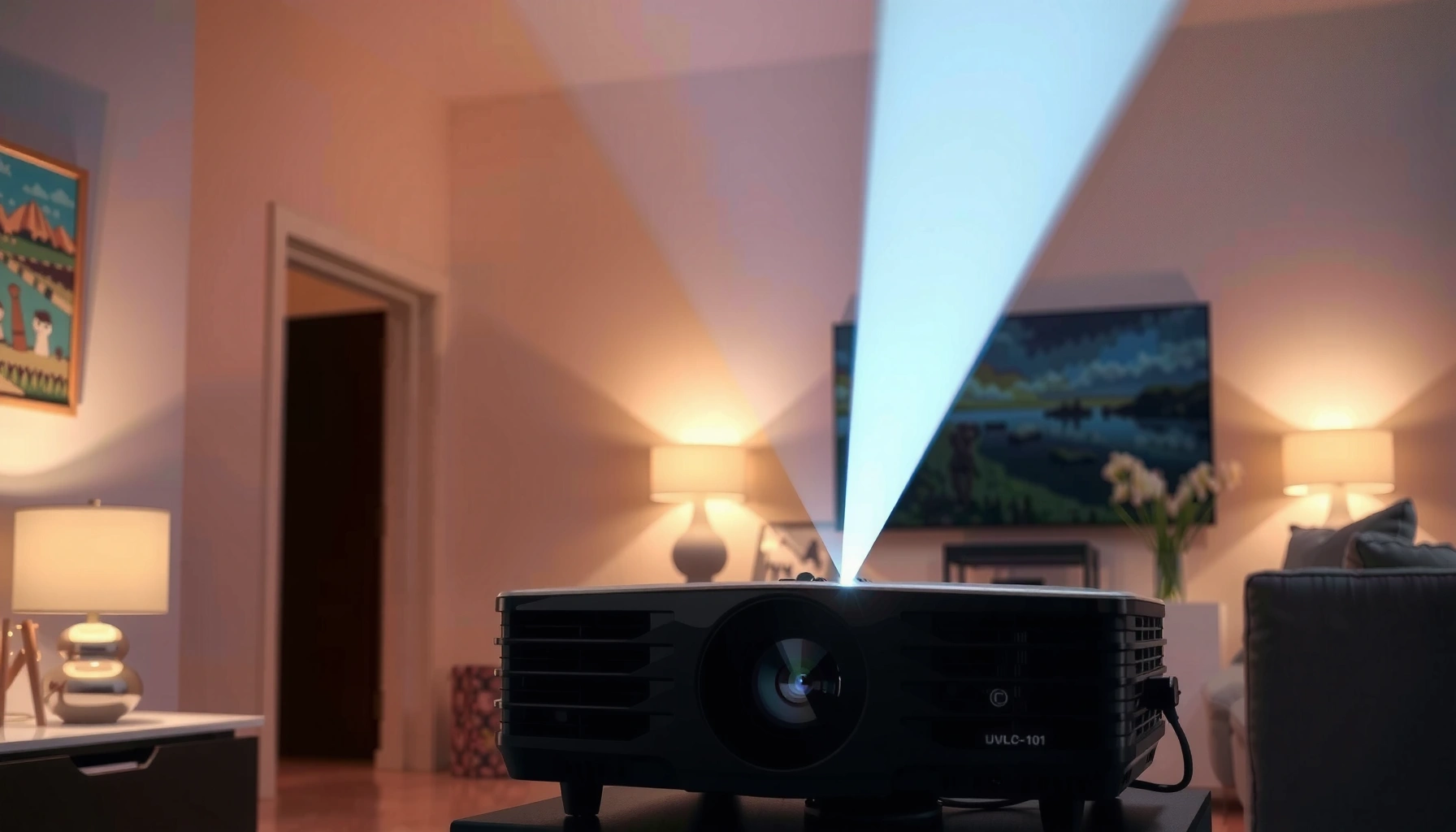 Step-by-step guide on how WiFi projectors work, showcasing their components and functionality.