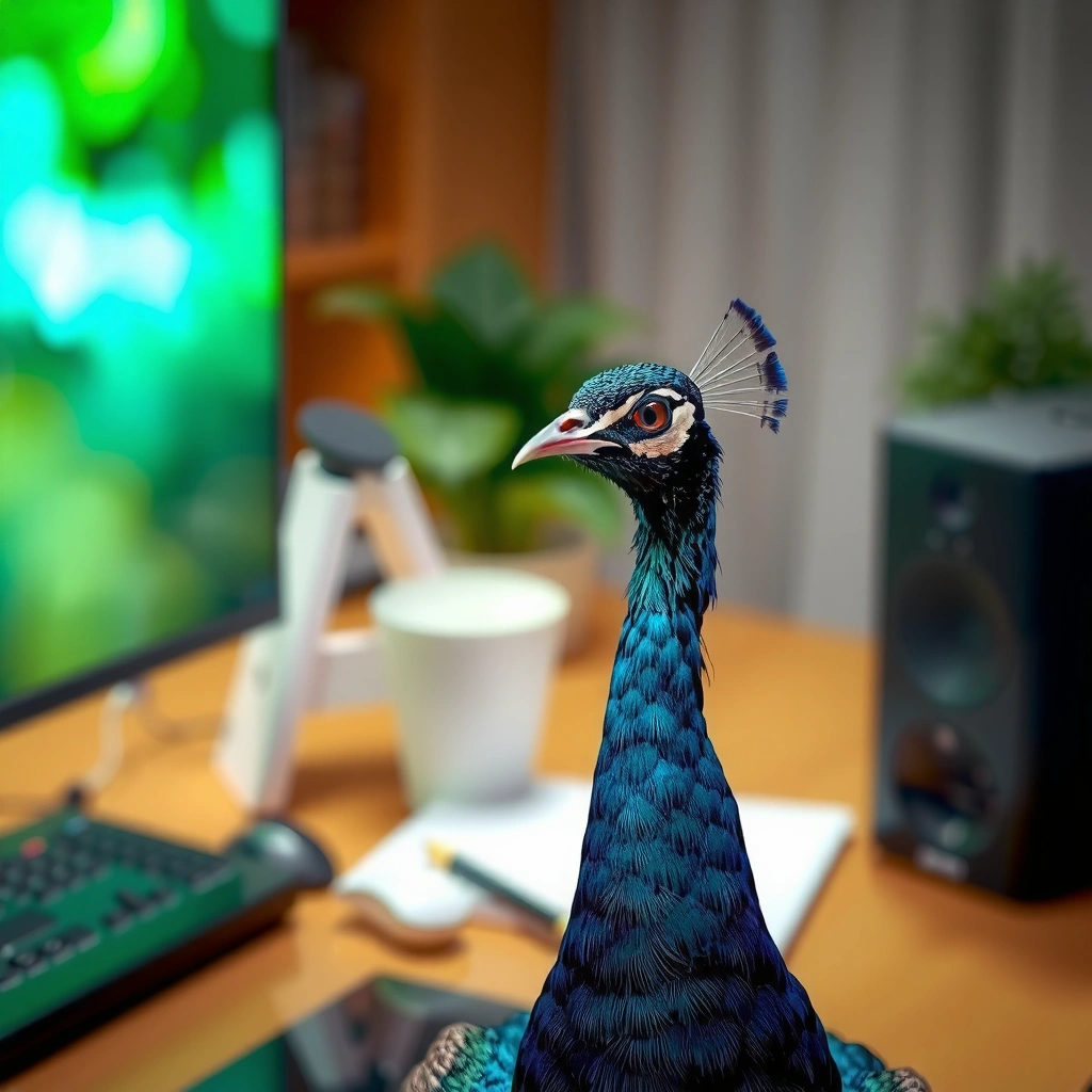 A user updating their Smart TV and apps to find Peacock streaming service.