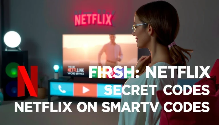 User navigating Netflix secret codes on a Smart TV for better content discovery.