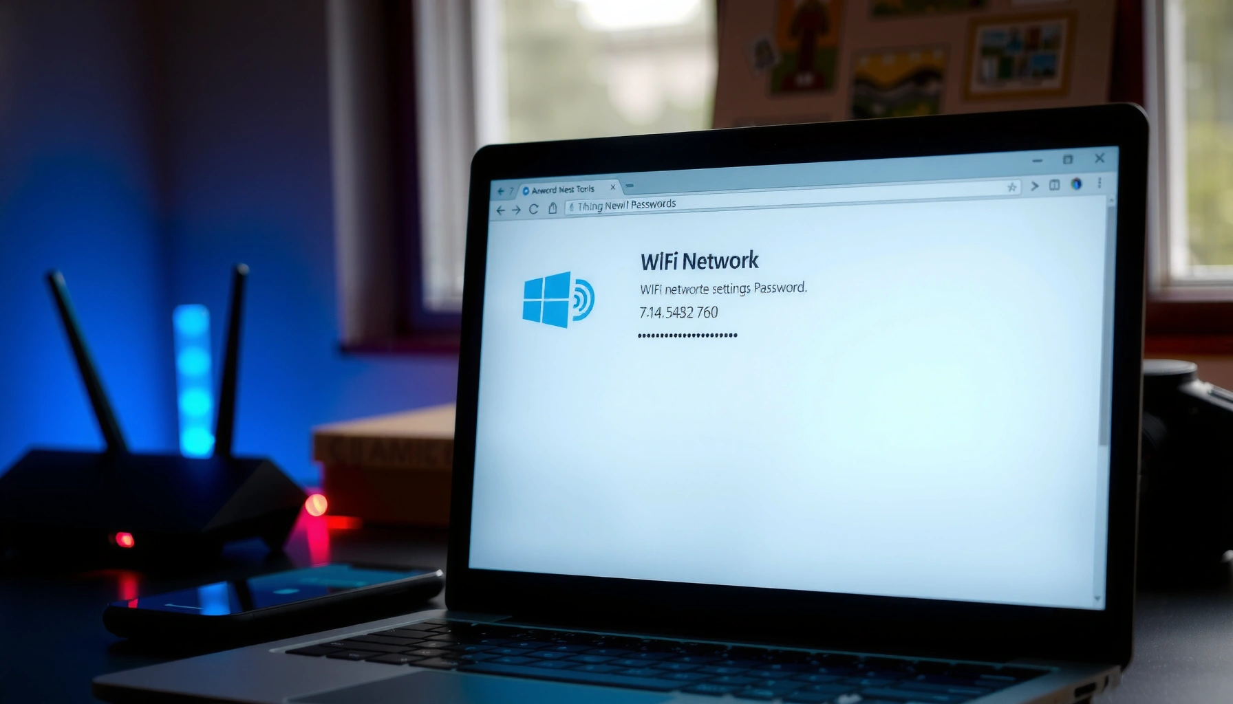Steps to view WiFi password on Windows using quick methods.