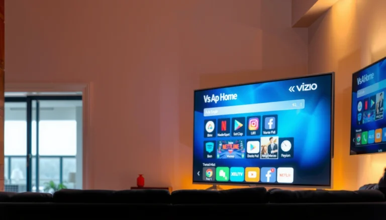 Overview of apps available on Vizio Smart TV, including popular streaming services and how to find more.