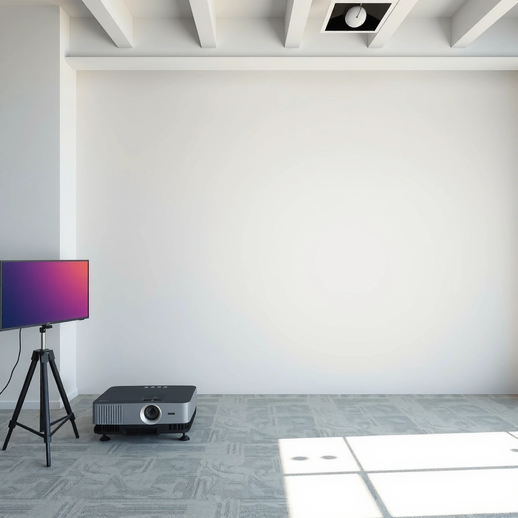 Wall Color and Finish - can a projector work on a white wall