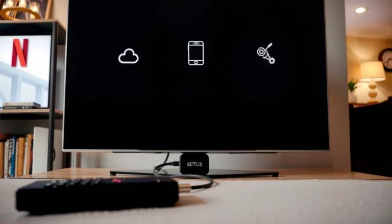 Guide on how to watch Netflix on a non smart TV with streaming devices and cables.