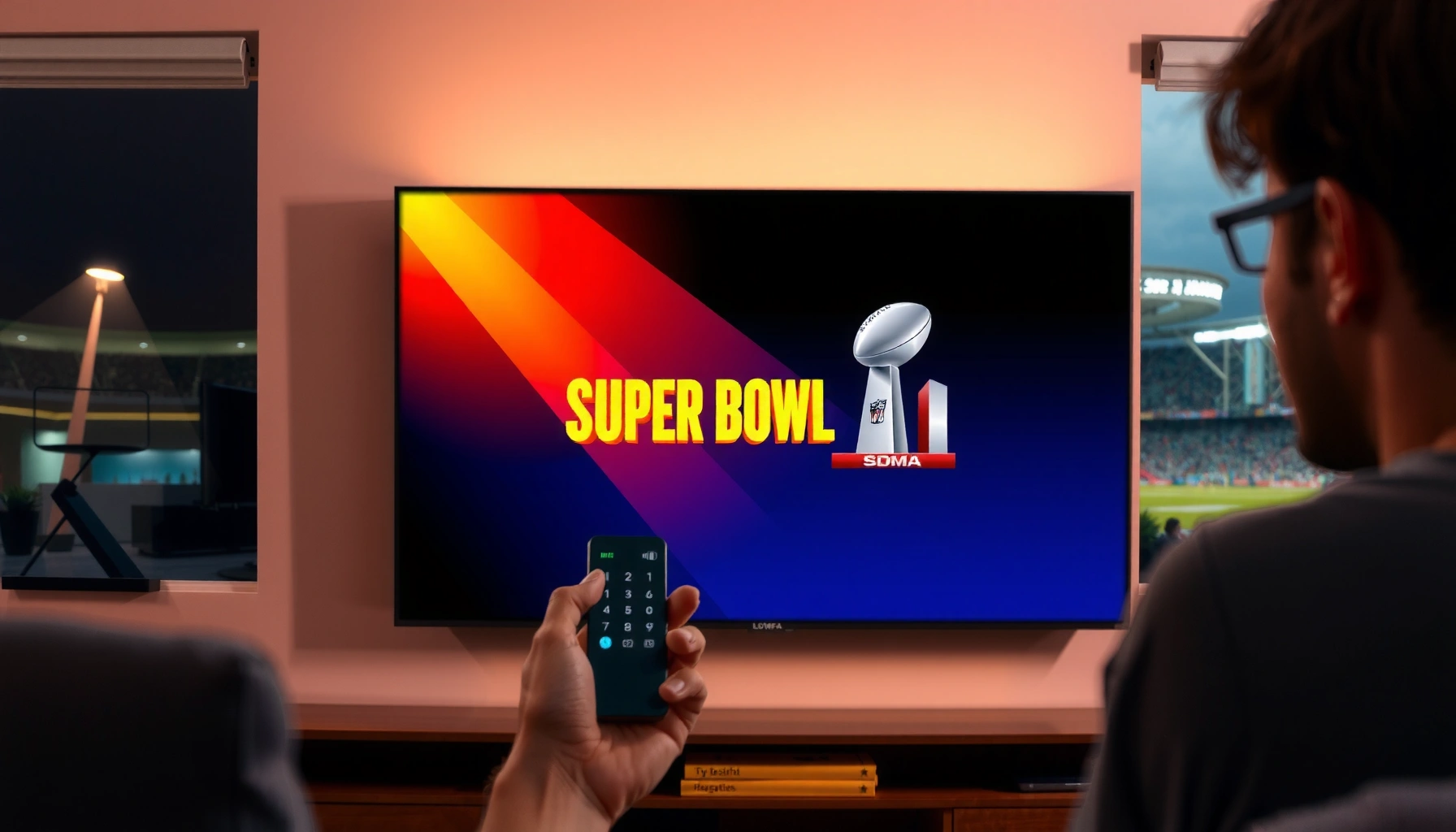 Step-by-step guide on how to watch the Super Bowl on a Smart TV with easy setup instructions.