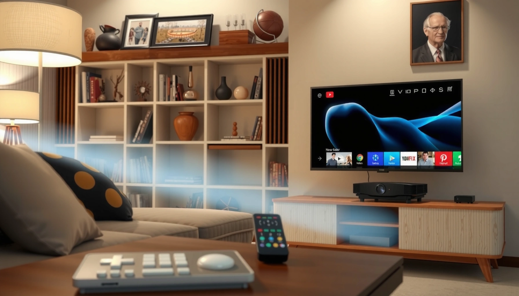 Guide on how to watch TV using a projector with simple setup steps.