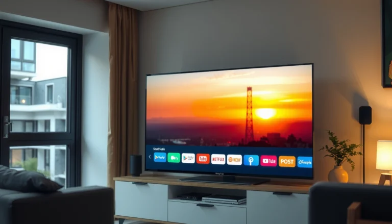 A person using a smart TV to watch their favorite shows and movies, illustrating smart TV capabilities.