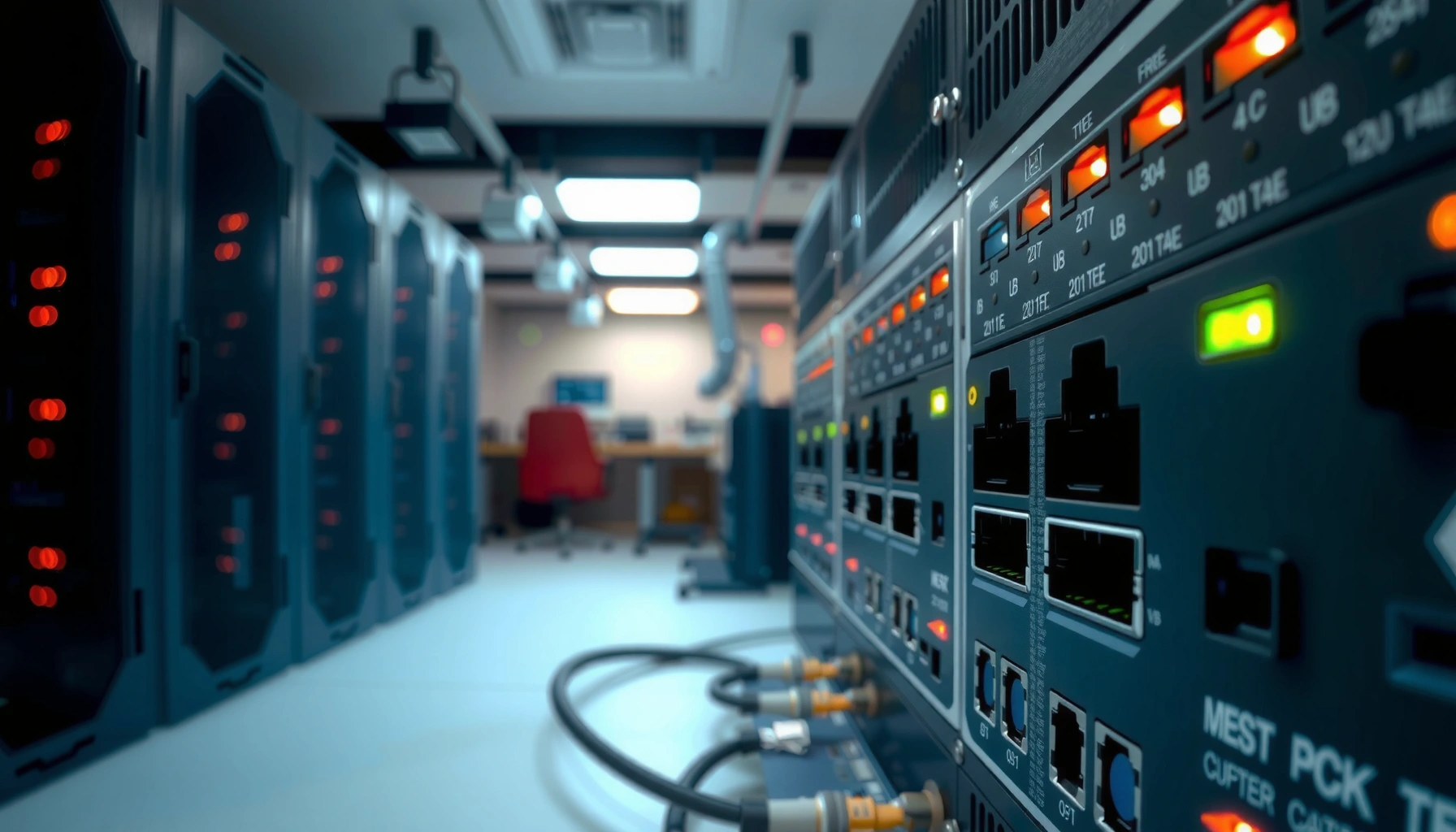 Illustration explaining the core functions of a network switch in data communication.