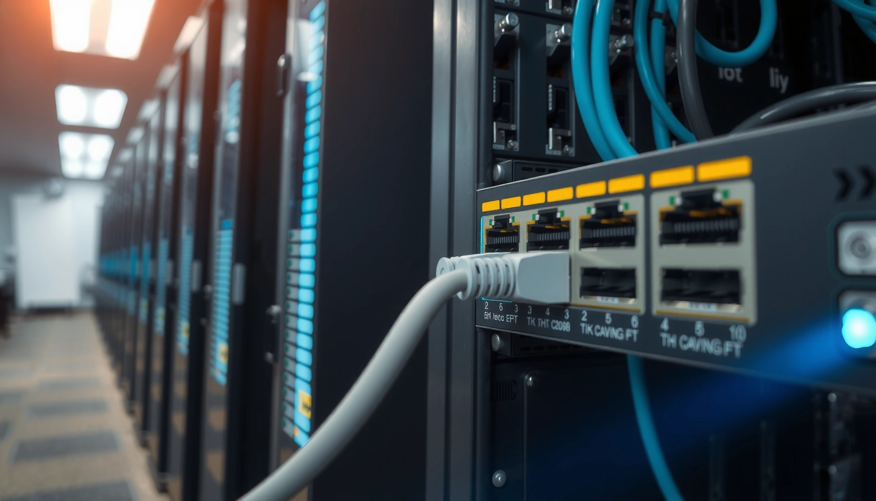 Illustration explaining what a network switch is and its functions in networking