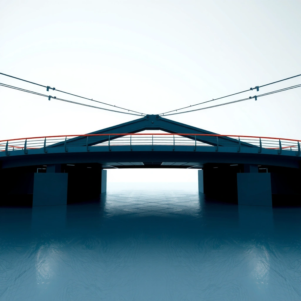 Illustration explaining the concept of a networking bridge in computer networks.