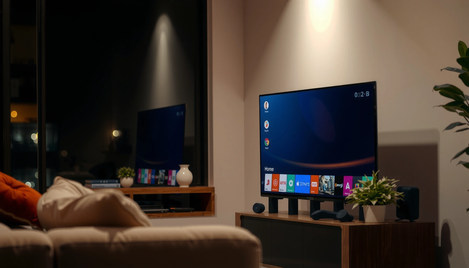 An infographic explaining what a Smart TV is and its key features.