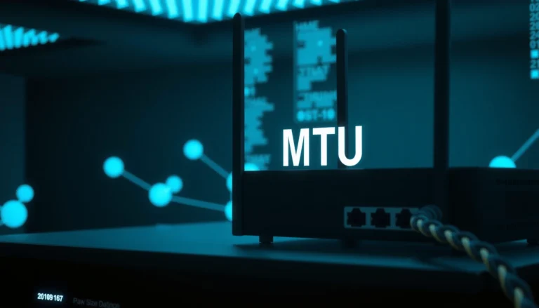 Illustration explaining MTU in networking, including its definition and examples.