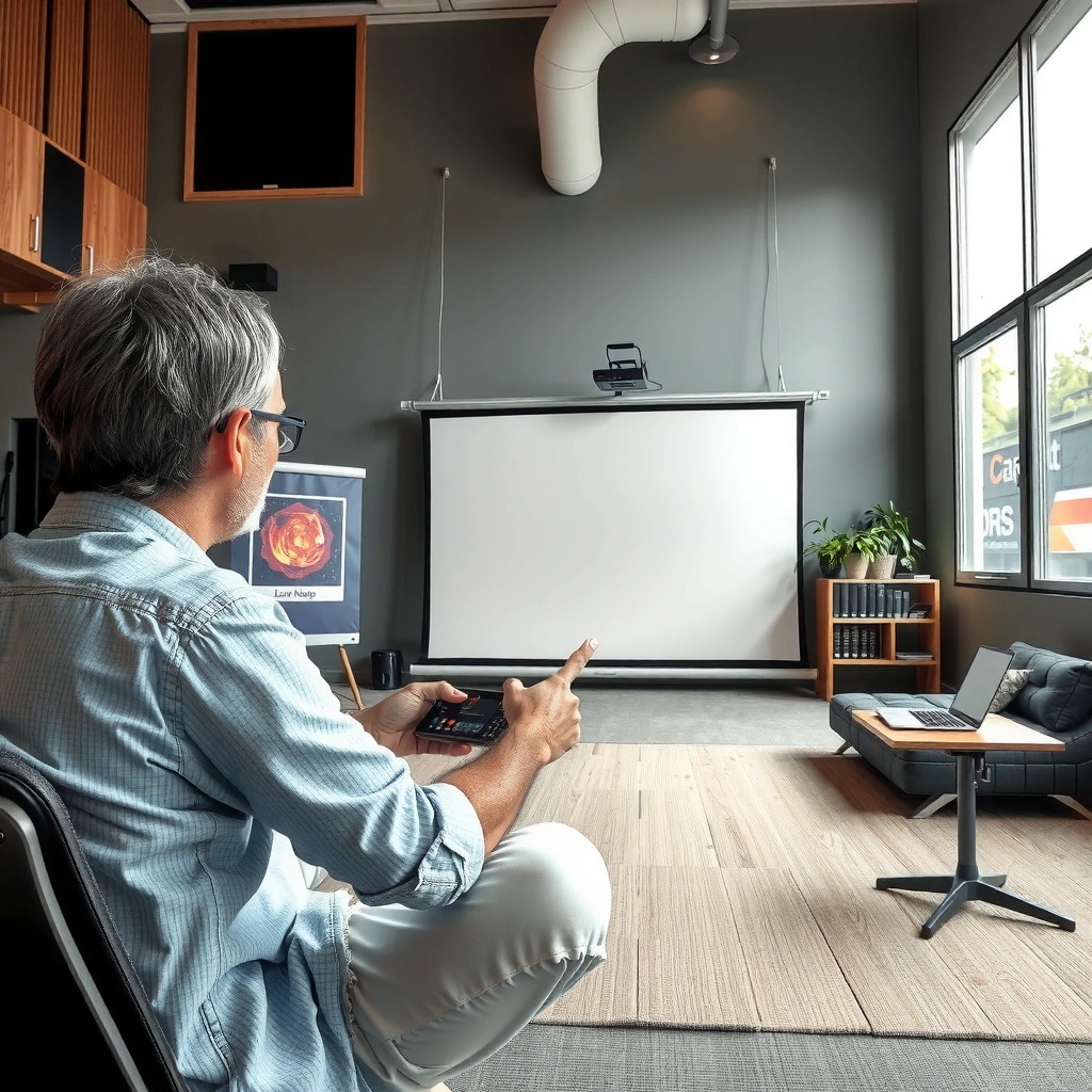 Comparison of white and other colors for projector screens in a visual format.