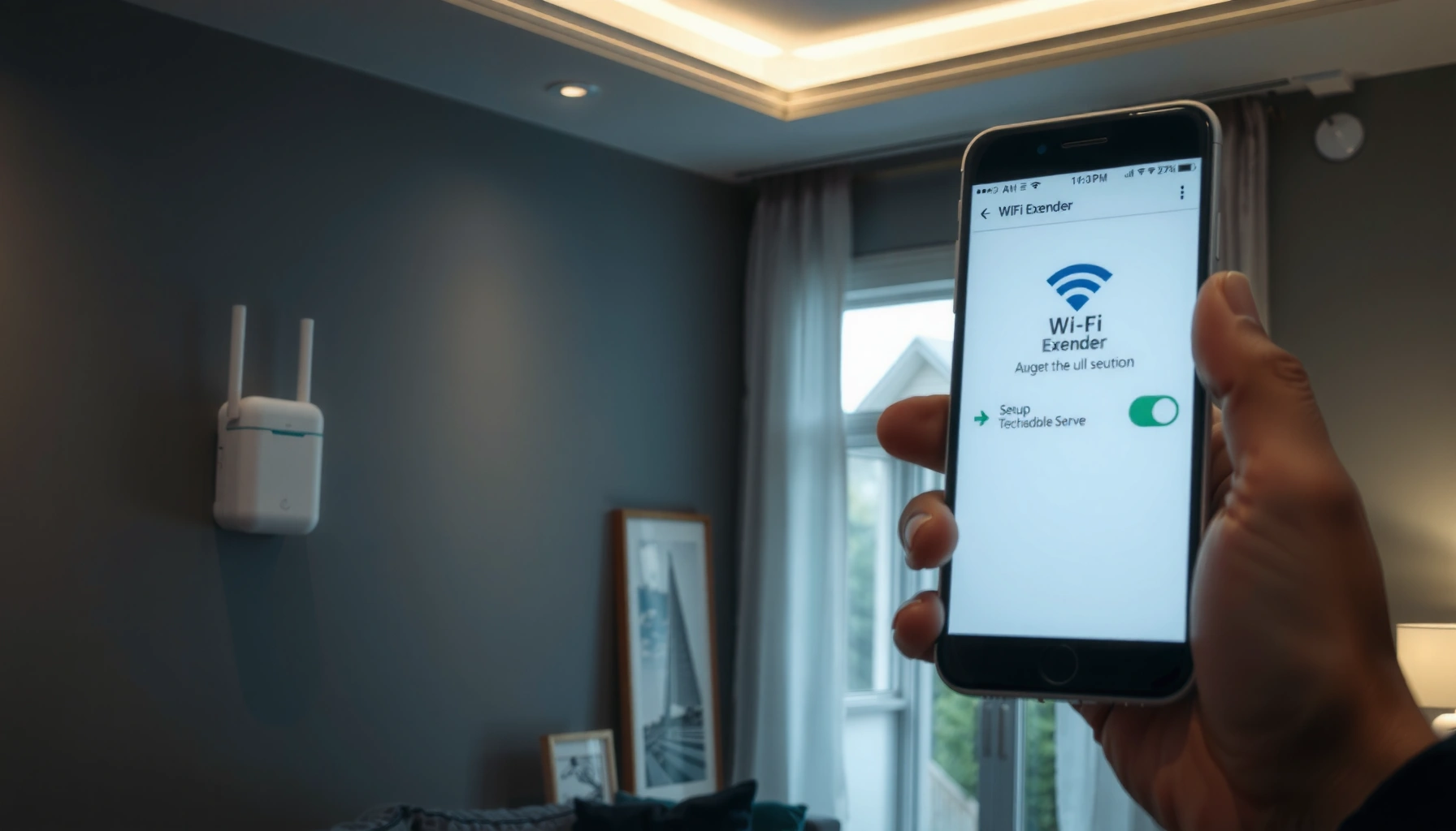 Step-by-step guide on how to set up a WiFi extender for better internet coverage.