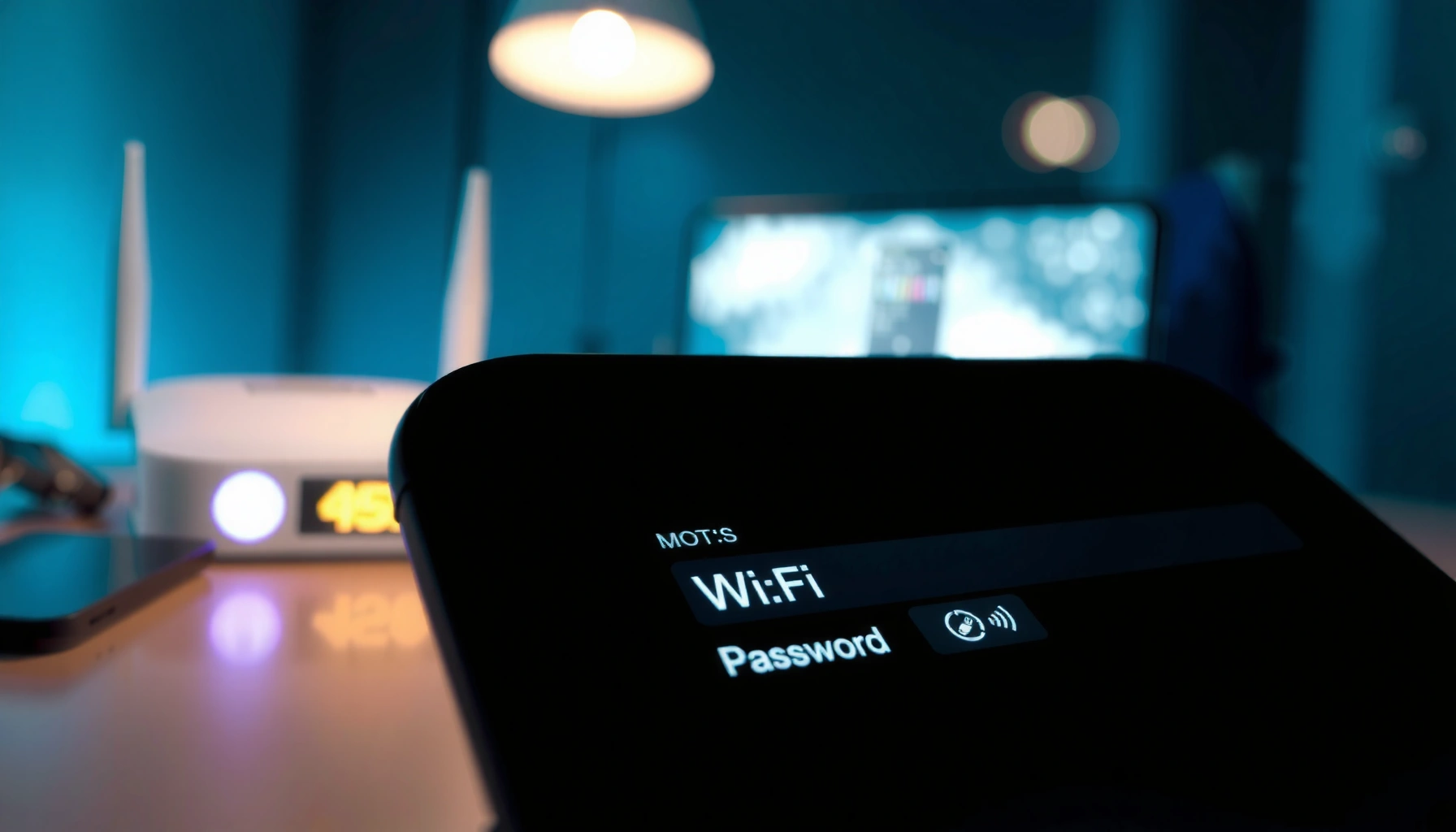 An illustration showing quick methods to retrieve WiFi passwords on various devices.