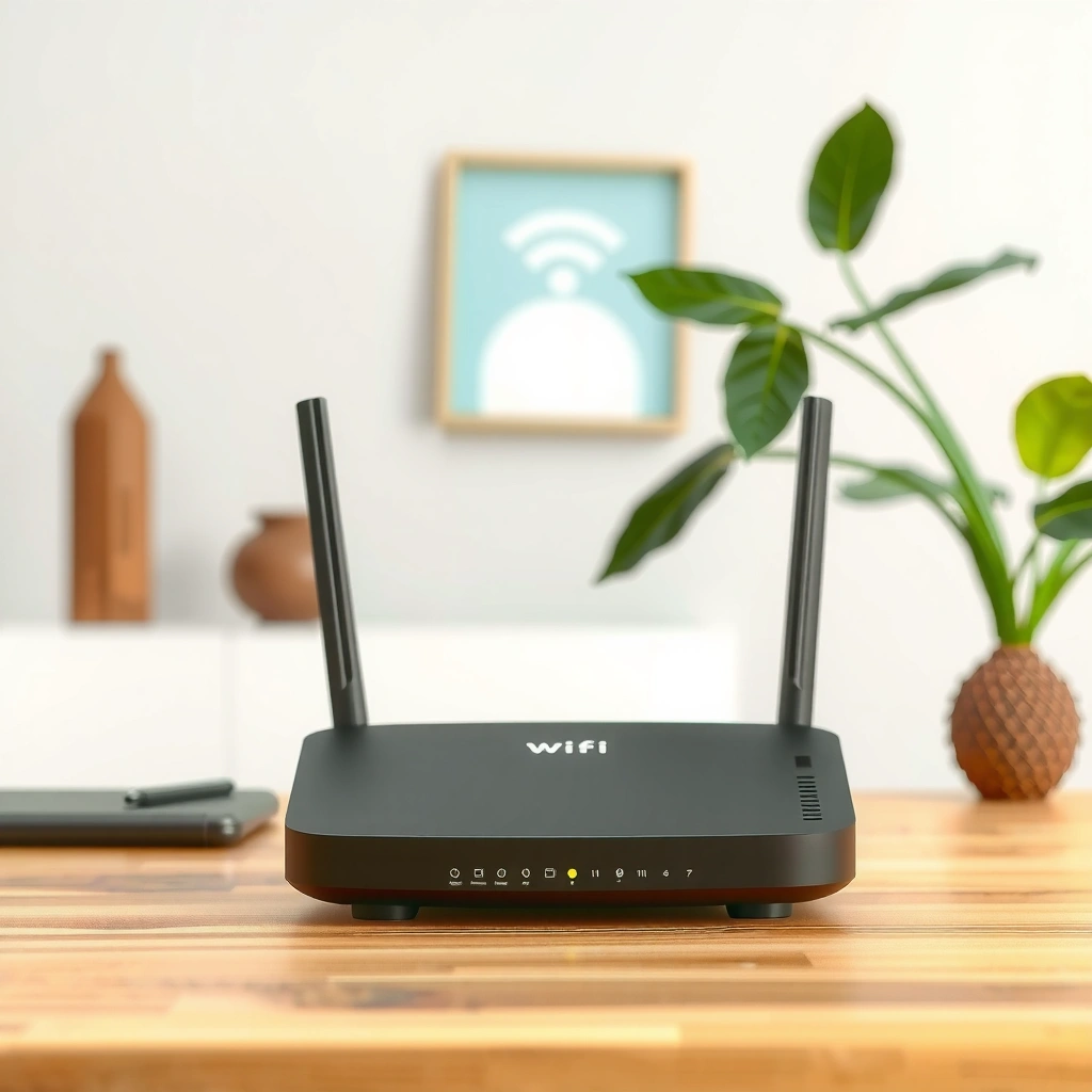 Diagram showing how a WiFi router provides internet access to multiple devices.