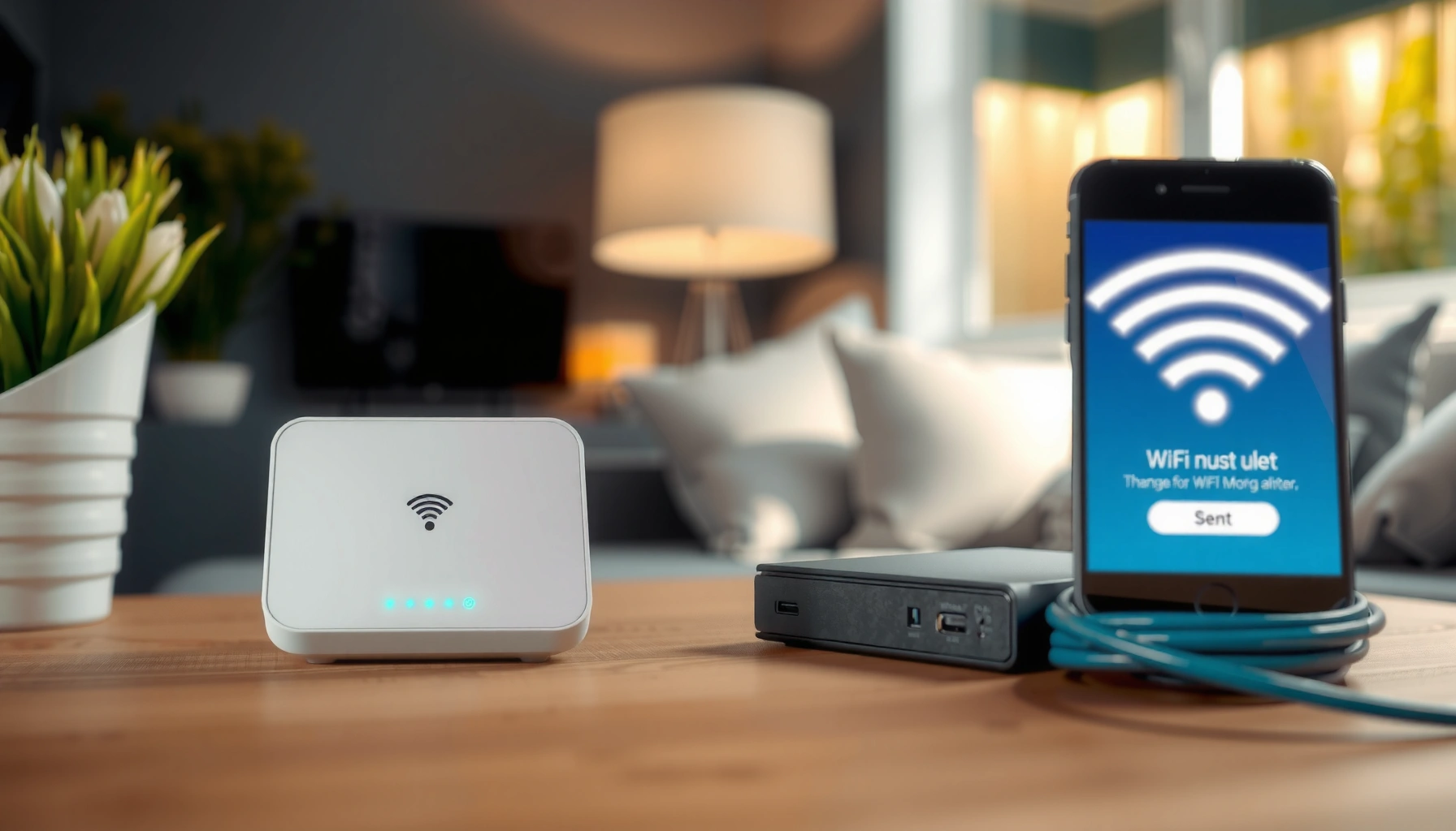 Step-by-step setup guide for installing a WiFi router at home or office.