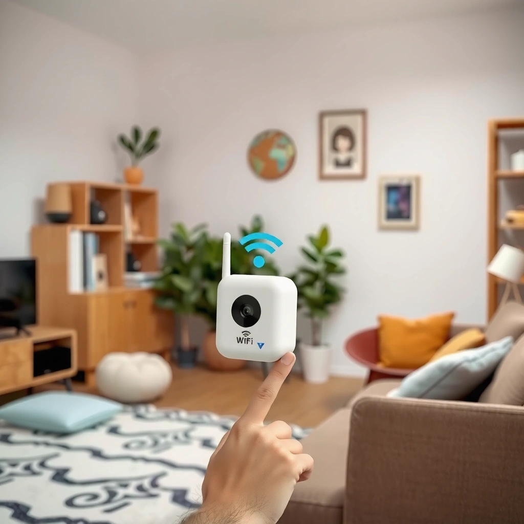 Checklist of items needed for setting up WiFi at home, including router and cables.