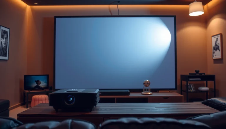 A 4K projector showcasing its price and features in 2026 market analysis