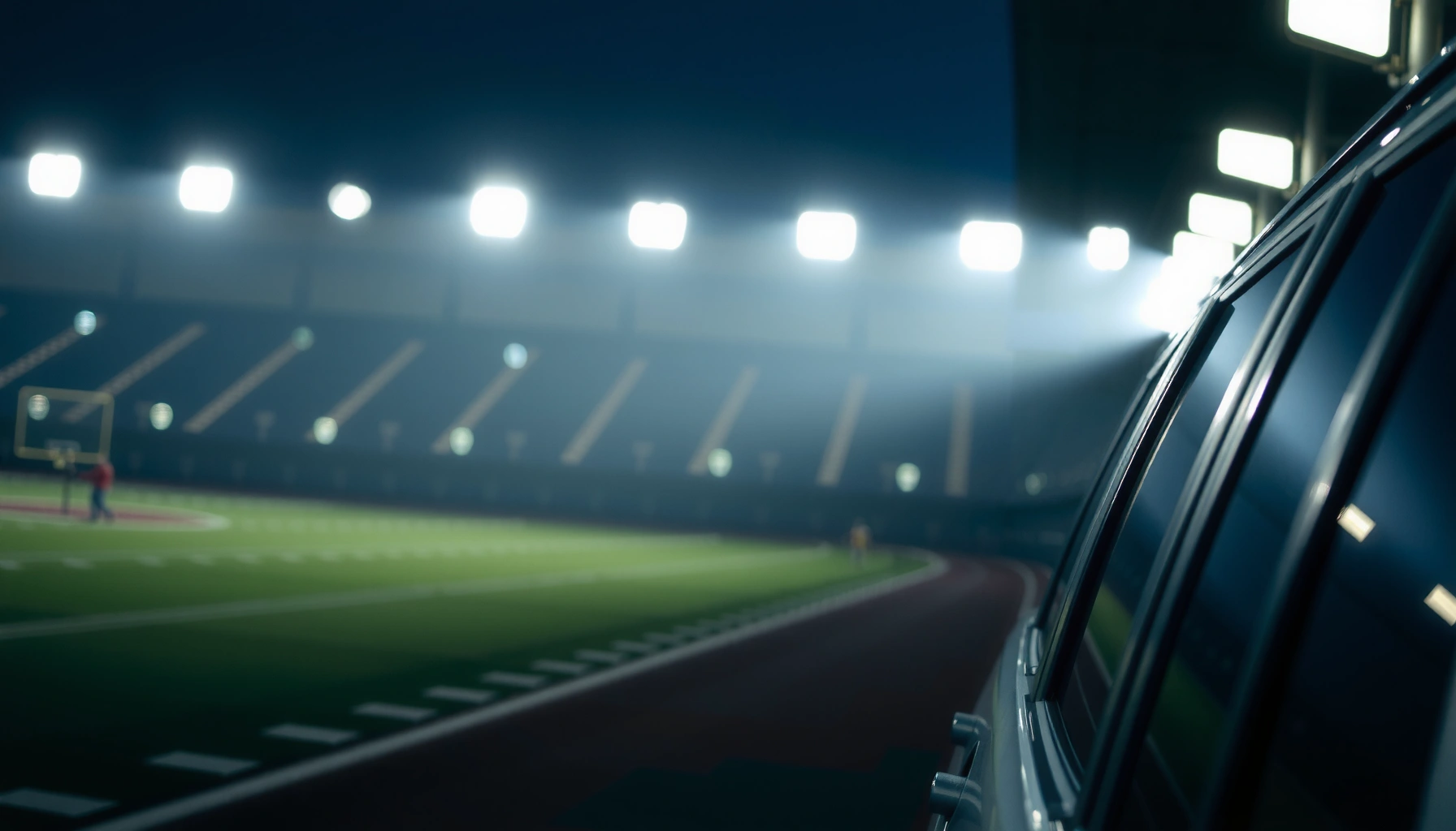 A visual representation of how far 6000 lumens can shine in real-world scenarios.