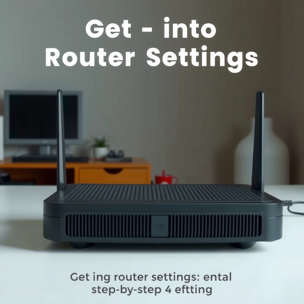 Illustration showing how to find router settings page using IP address or app.