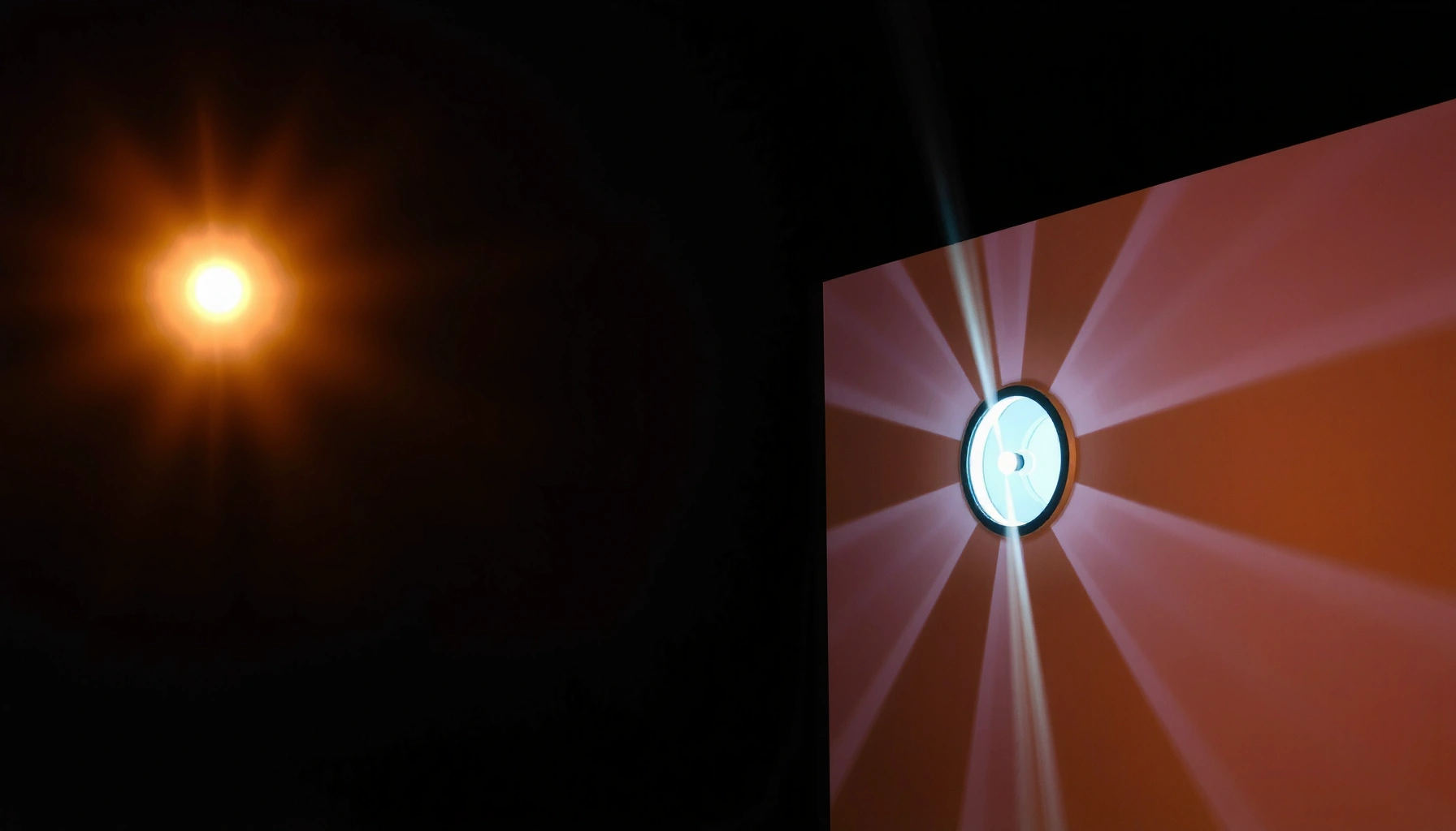 Step-by-step guide on how to align a projector with a screen for optimal viewing.