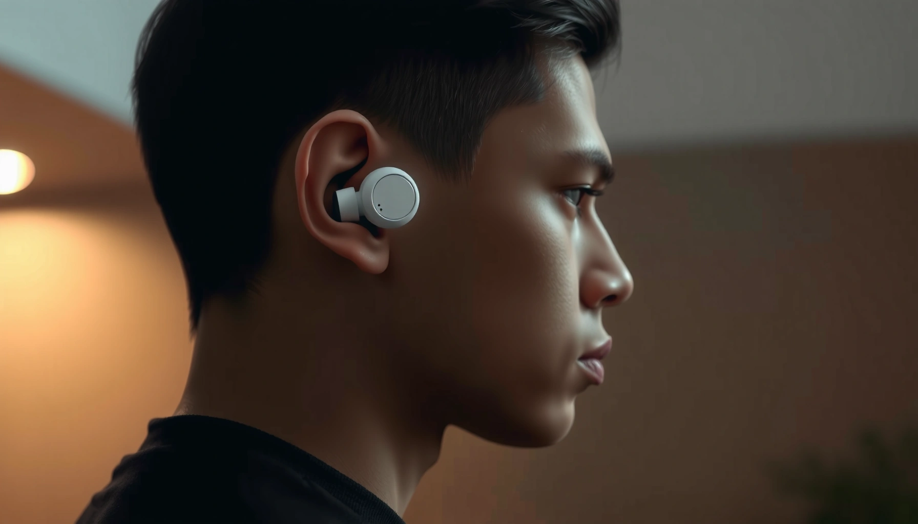 An infographic illustrating the safety risks of earbuds and tips for safer use.