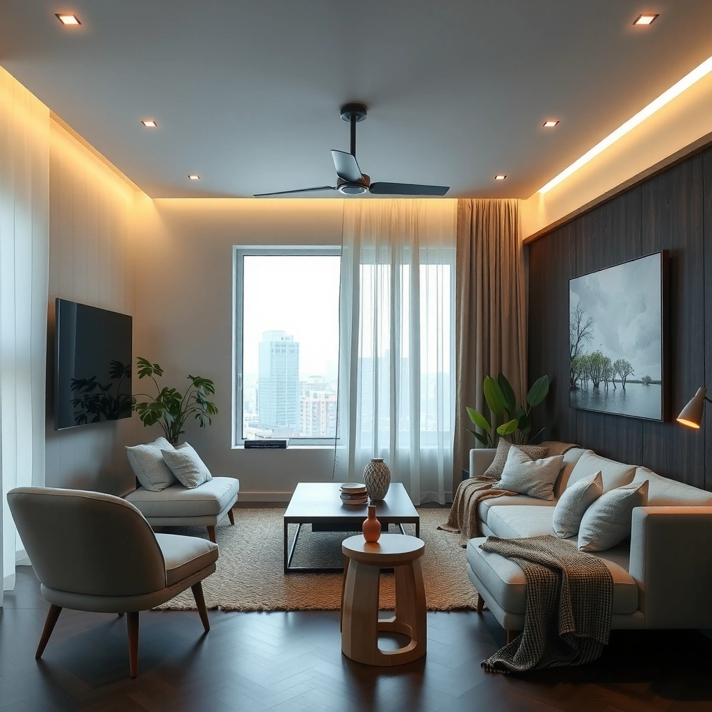 Image showing recommended lumens for optimal living room projector brightness.