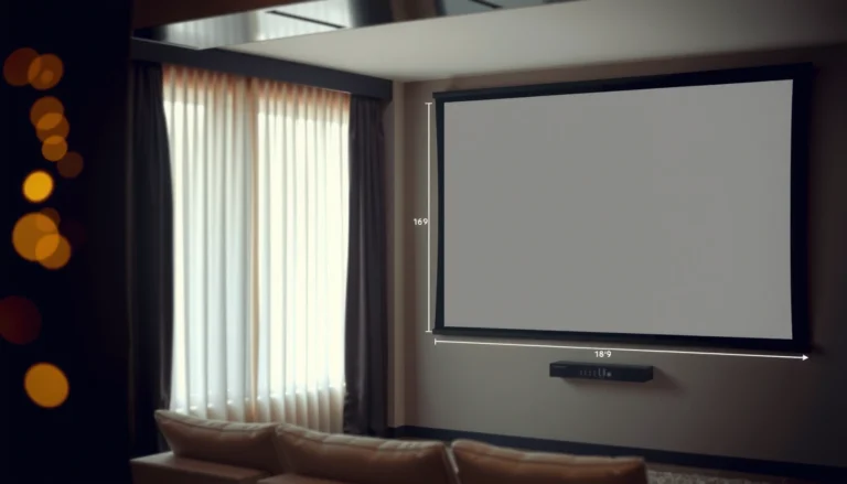 Step-by-step guide on how to calculate the screen size for a projector.