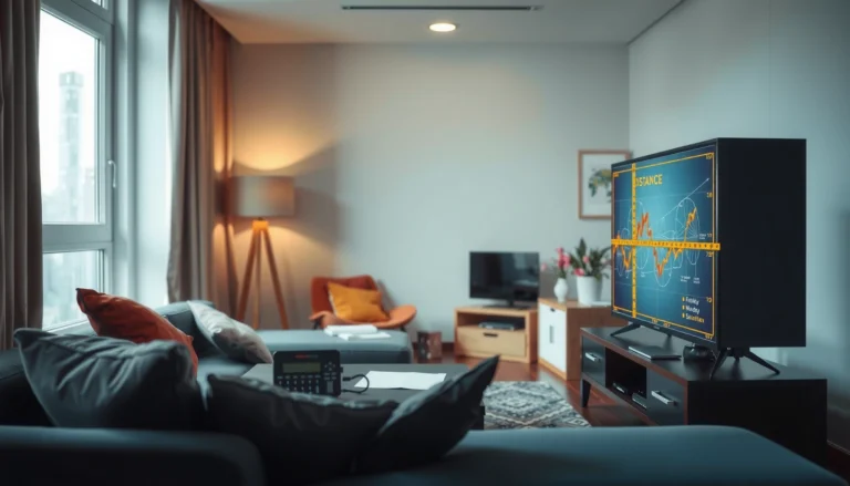 Step-by-step method to calculate optimal TV viewing distance for better home entertainment experience.