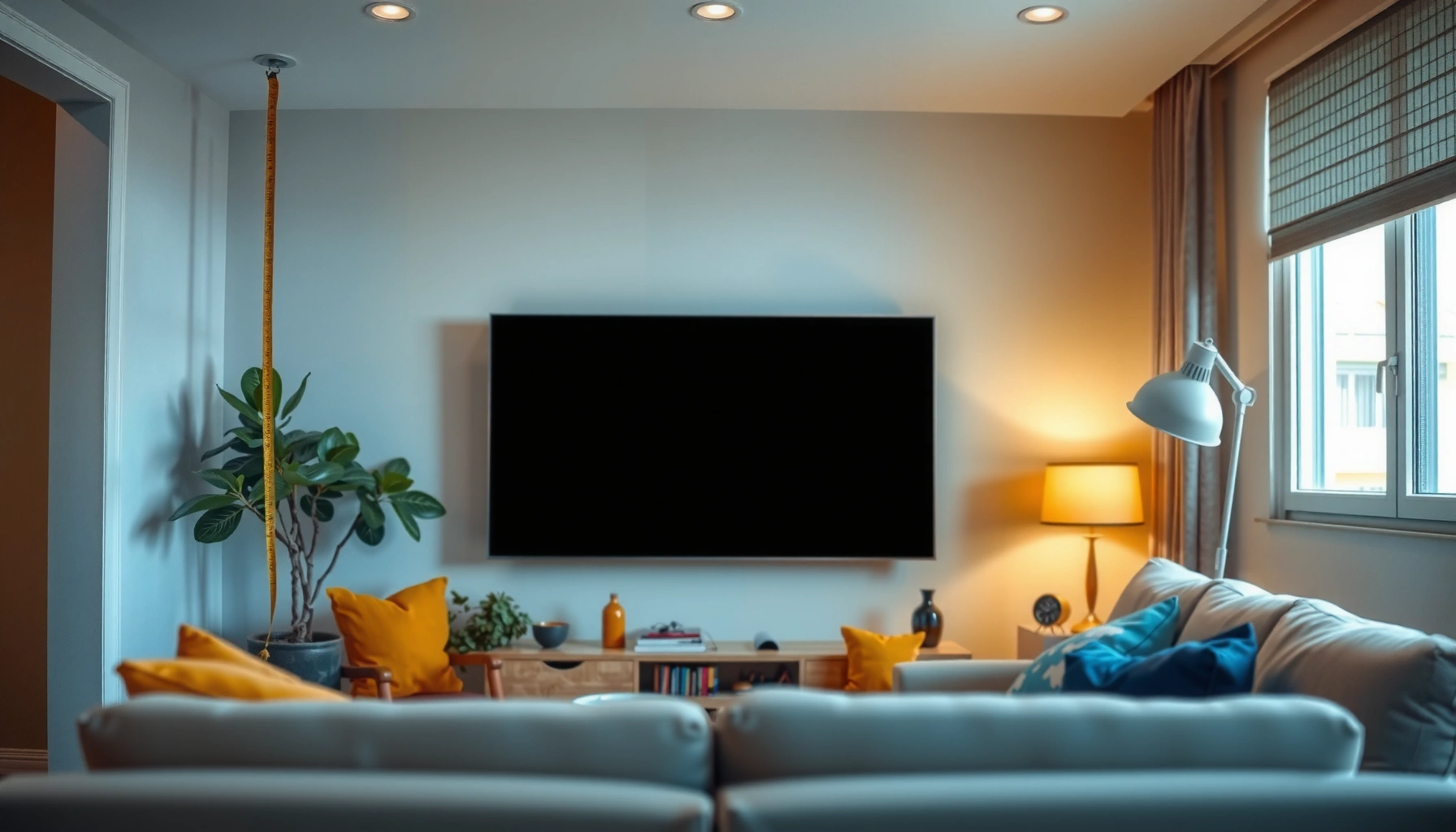 Step-by-step guide on how to calculate the right TV size for your room layout.