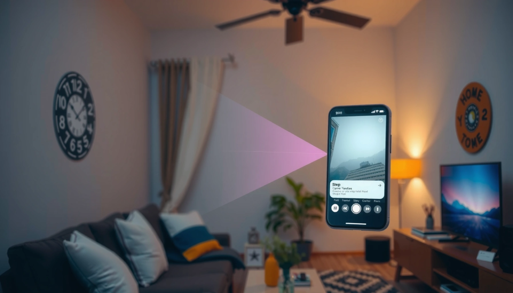 Step-by-step guide on how to cast from iPhone to projector for presentations.